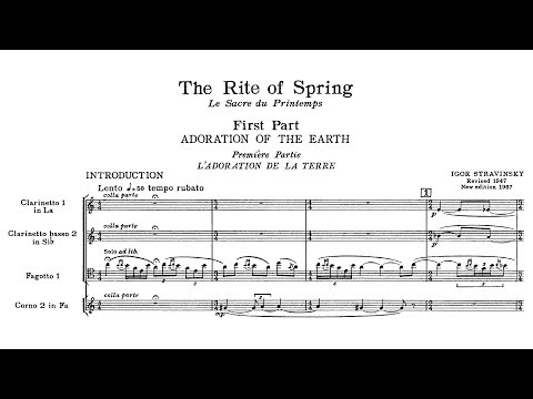 Le Sacre Du Printemps Imslp Igor Stravinsky - The Rite of Spring (1913)