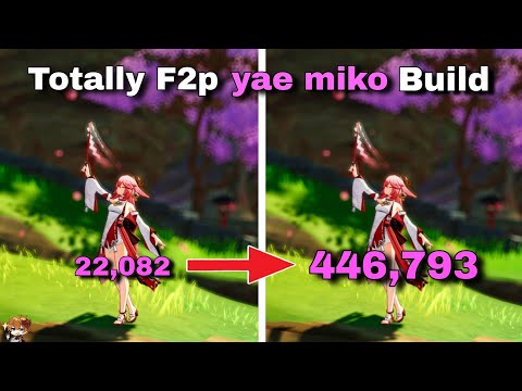 Totally F2p yae miko build | Genshin impact