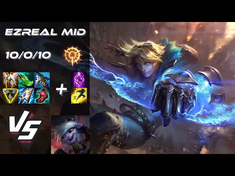 MID Ezreal vs Tristana - EU Grandmaster Patch 14.13