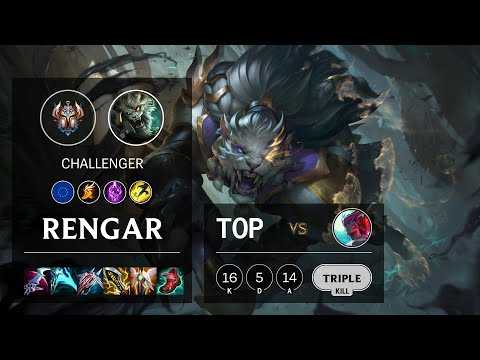 Rengar Top vs Yone - EUW Challenger Patch 11.23