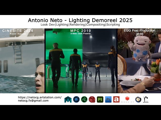Lighting Demoreel 2025