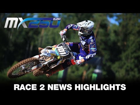 EMX250 Race 2 - News Highlights - MXGP of Latvia 2020