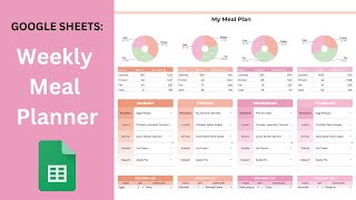 Download the video "Google Sheets: Meal Planner with Macros and Automated Grocery List"