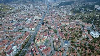 Yozgat günbatımı havadan çekim DJI mini 4k 