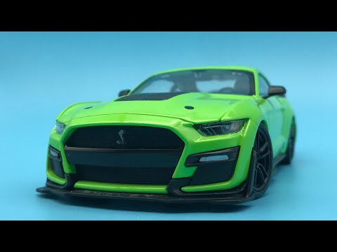 MAISTO DIE CAST 1:24 automodelis 2020 Mustang Shelby GT500, 31532 video