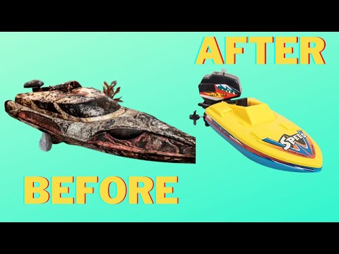 Boat Restoration & Repair. i Picked this boat from trash and repair it.