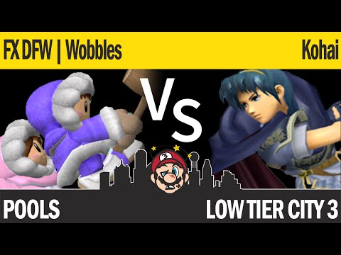 LTC3 Melee - FX DFW | Wobbles (ICs) vs Kohai (Marth) - Pools