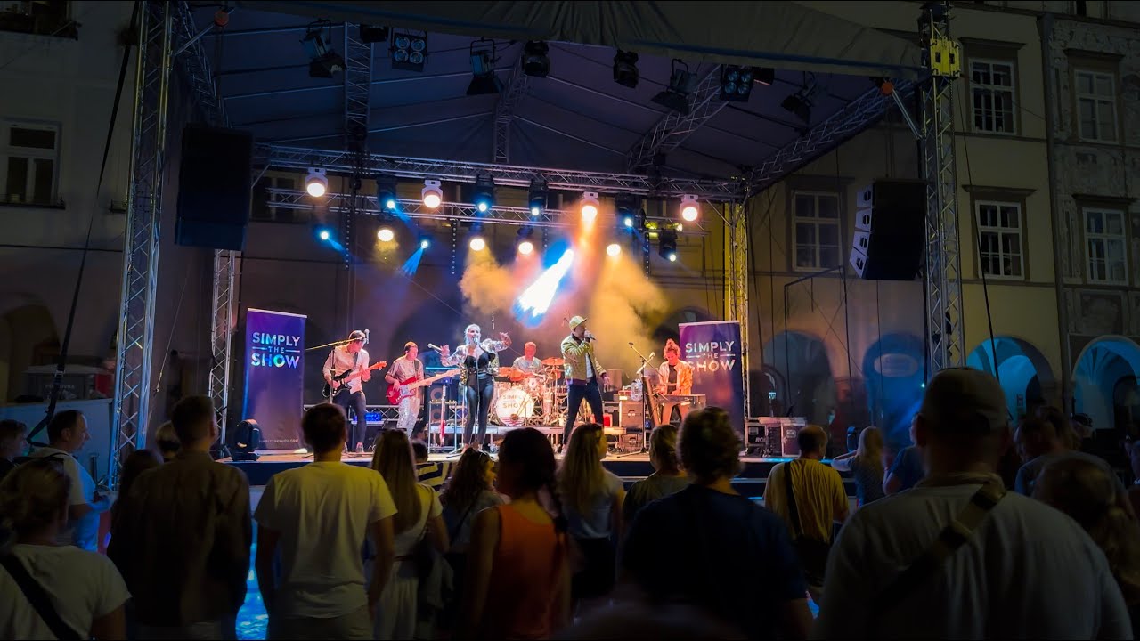 Letní koncert na náměstí v Jindřichově Hradci