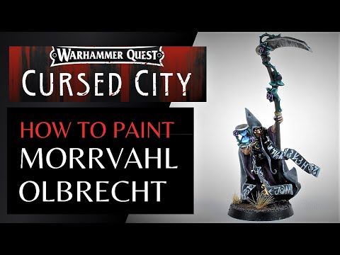 How to paint Cursed City Morrvahl Olbrecht / Warhammer Battle Wizard