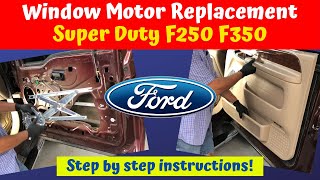 2013-2016 Ford F-250, F-350, F-450 & F-550 Super Duty Window Regulator