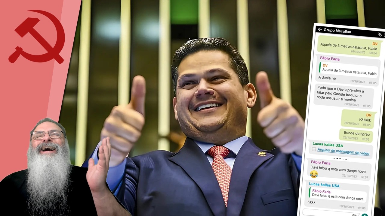 MENSAGENS de VORCARO e ALCOLUMBRE mostram MUITA P*TARIA, mas o PIOR SÃO as AÇÕES
