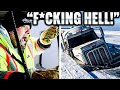 Ice Road Truckers Most DANGEROUS Ice Crossings Ever!