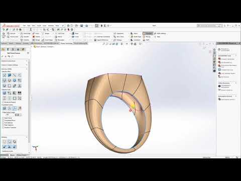 Creating a Custom Ring in SOLIDWORKS