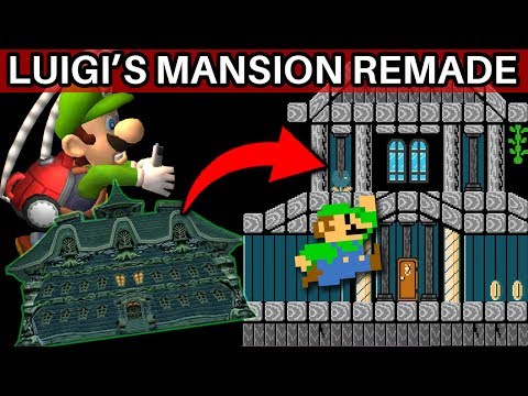 A Slick Luigi's Mansion Level in Super Mario Maker 2