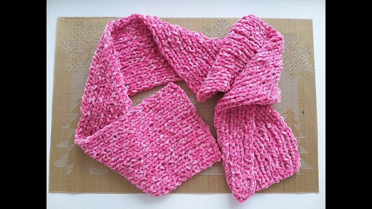 Вяжем МЯГКИЙ шарфик СПИЦАМИ. Набор для вязания ШАРФА из ФИКС ПРАЙС!