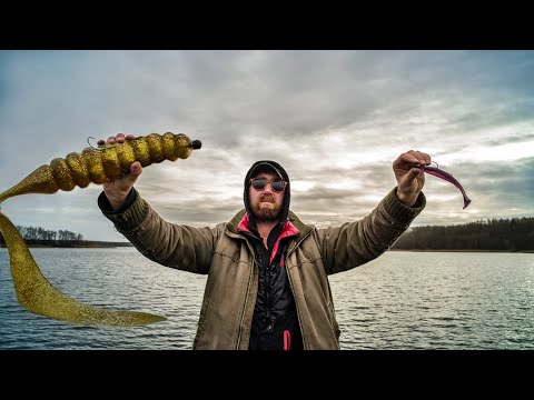 50cm MONSTER TWISTER  VS 15cm Gummifisch beim Hechtangeln (mit Erfolg)