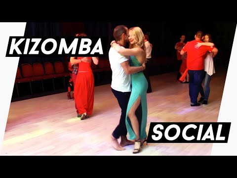 Social Dancing Kizomba - Kristofer & Inna - KizzAfro - Moscow, Russia - 2016