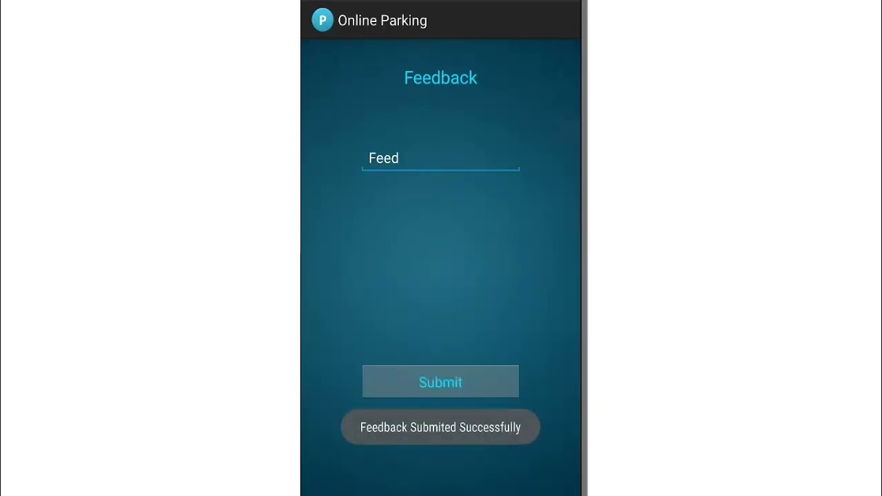 Android Based Parking Booking System