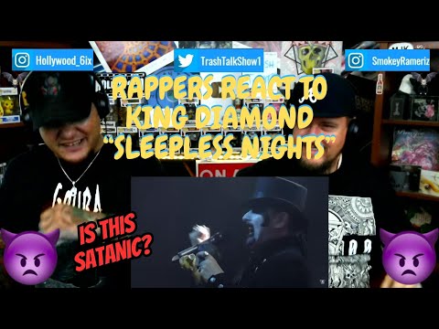 Rappers React To King Diamond "Sleepless Nights"!!! (Live At The Fillmore)