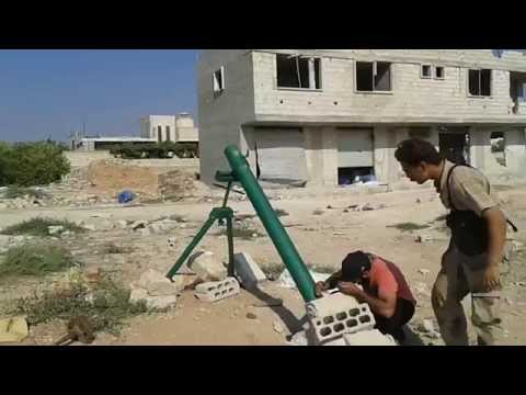 استهداف مقرات النظام في الجبهة الشرقية في مورك بقذائف الهاون من قبل لواء أنصار الحق في ريف حماة