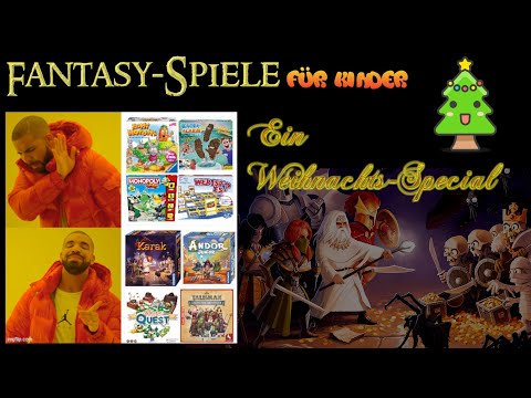 🎄🎁 Fantasy-Spiele für Kinder - Ein Weihnachts-Special - KARAK, ANDOR Junior, Slide Quest, Talisman