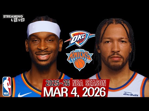 (LIVE) SGA vs Jalen Brunson | Oklahoma City Thunder vs New York Knicks NBA Live Stream