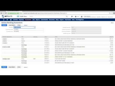 How to Do a Bank Reconciliation in NetSuite