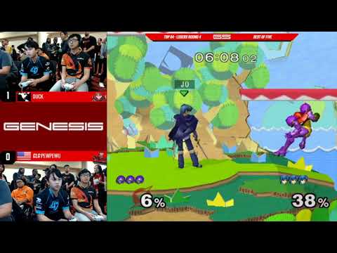 GENESIS 5 SSBM - PHX | Duck Vs. CLG | PewPewU (Marth, C. Falcon) - Melee Top 64 Singles