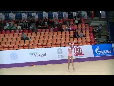 Fedjunina Ekaterina (LAT)  ball Grand Prix Moscow-Alina Cup 2016 qual. jun.