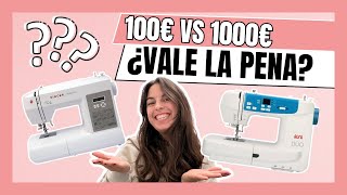 Máquina de coser de 100 € vs 1000 € ¿Cuál necesitas?