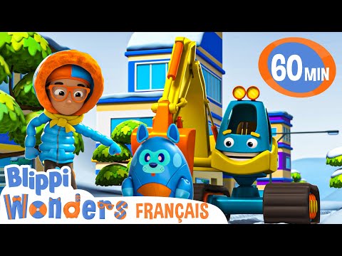 Le chasse-neige | Blippi en français | Vidéos éducatives pour enfants