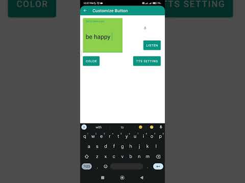 Speaking Buttons Video