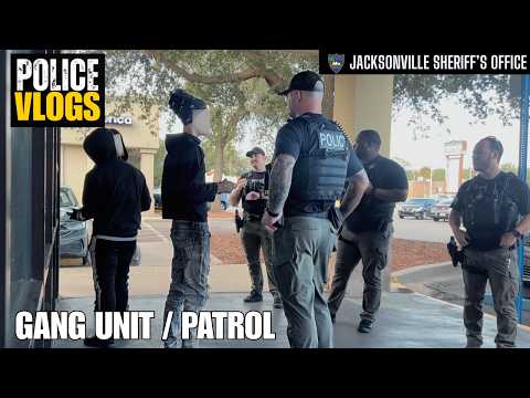 POLICE VLOGS- Jacksonville Sheriffs Office GANG UNIT / PATROL