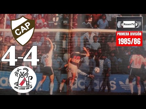 PLATENSE 4-4 RIVER / PRIMERA DIVISIÓN 85-86 / GOLES