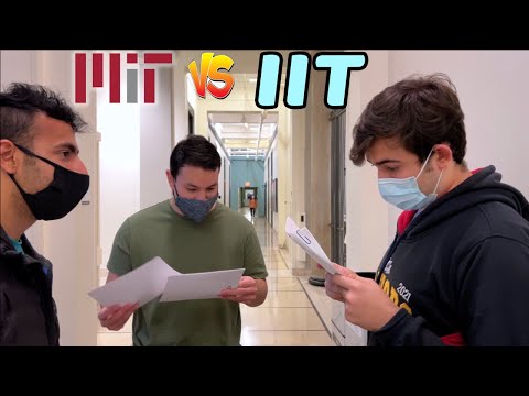 Fordern Sie MIT-Studenten mit der IIT-JEE-Fortgeschrittenenprüfung heraus!! IIT vs. MIT