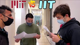 Challenging MIT Students with IIT-JEE Advanced Exam!! IIT vs MIT