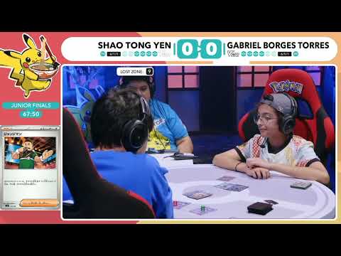 ポケモンWCS2023 - SHAO TONG YEN選手 vs GABRIEL BORGES TORRES選手【ポケモンワールドチャンピオンシップス2023 カードゲーム部門 ジュニアリーグ】