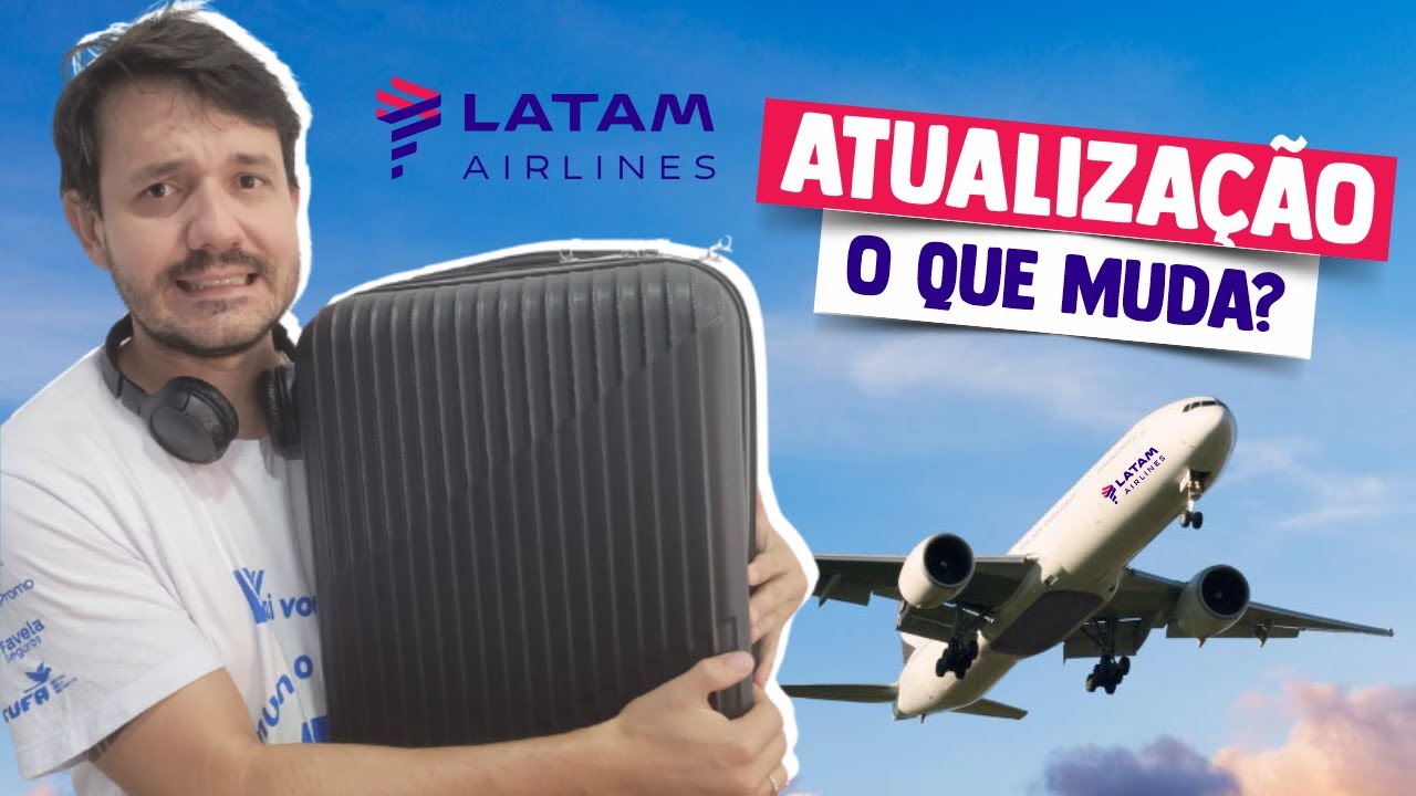 🛑 BAGAGEM DE MÃO LATAM: Novo Peso para Mala de Mão da LATAM