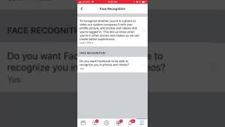 How to turn off face recognition on Facebook?