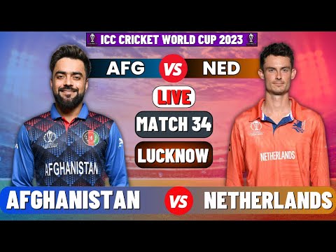 Live: AFG Vs NED, ICC World Cup 2023 | Live Match Centre | Afghanistan vs Netherlands | 1st Innings