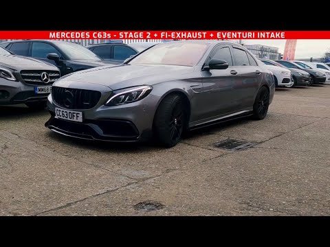 Mercedes-AMG W205 C63s STAGE 2 w/ Fi EXHAUST and Eventuri Intake X DMA Performance