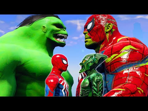 Hulk 2099 Vs Spider-Hulk | Spiderman Vs Green Goblin - What If
