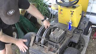 How to easily fix sticking clutches on Greenfield Rider mowers. Please subscribe