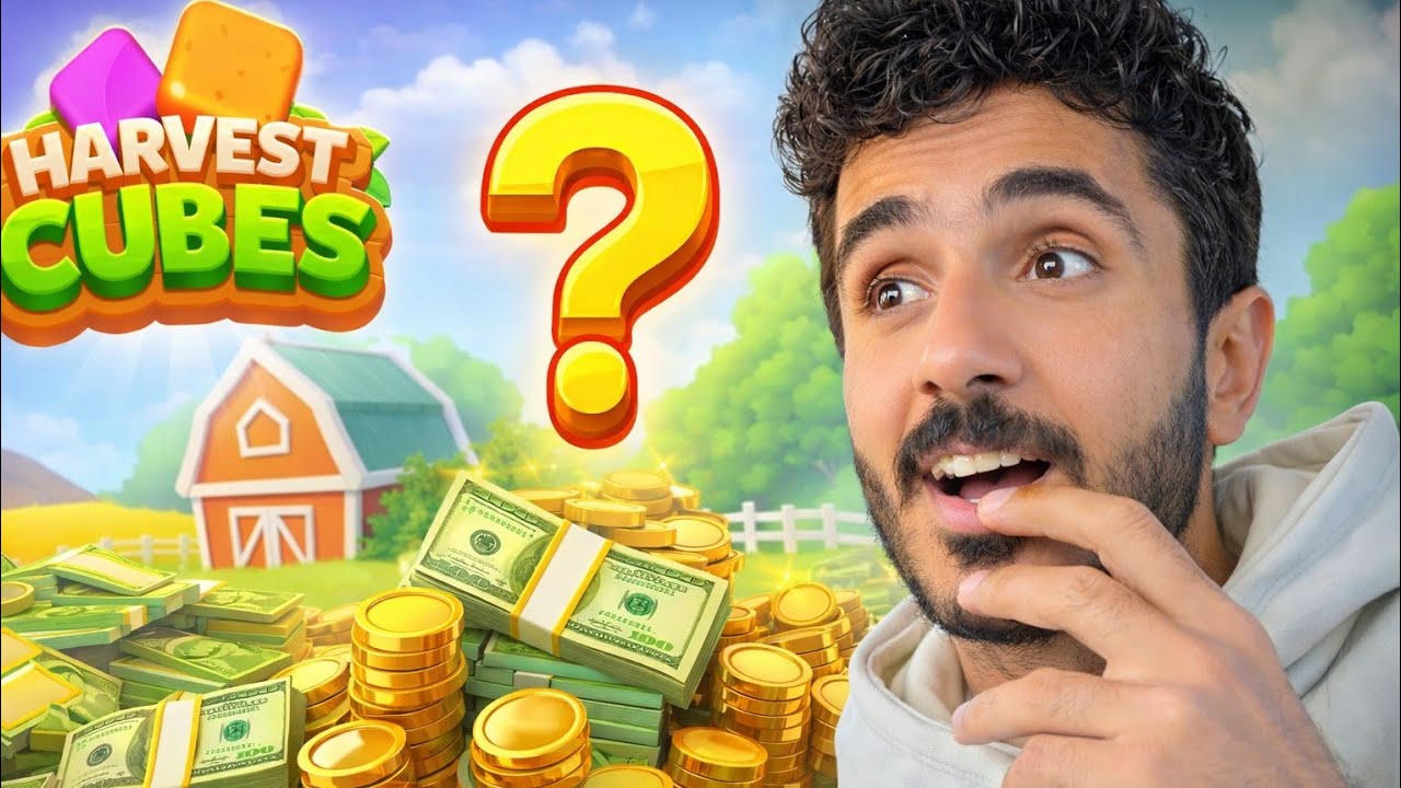 300 دولار من لعبة HARVEST CUBES للربح من الانترنت حقيقة ولا كذب !!!😱