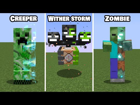 Transformation the Wither Storm and All Mobs in Minecraft