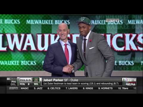 Jabari Parker #2 2014 NBA Draft Pick - Milwaukee Bucks