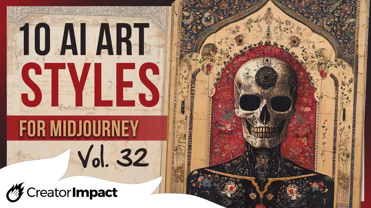 10 Midjourney Prompts Styles & Tips: Vol 32