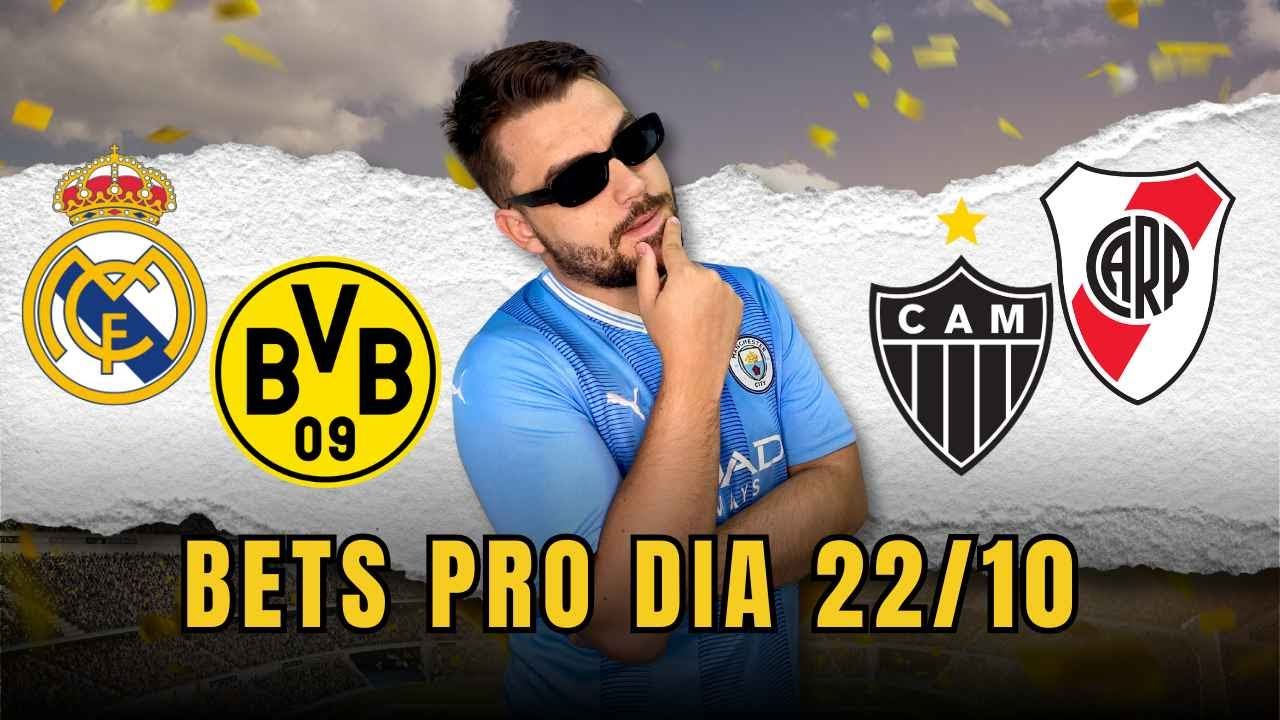 PALPITES E APOSTAS DE FUTEBOL PARA HOJE 22 10 2024 + BILHETE PRONTO (TERÇA-FEIRA)