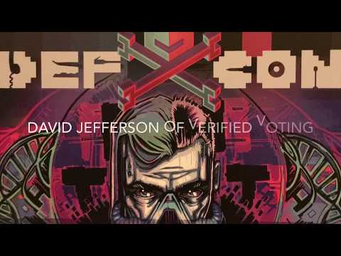 David Jefferson Board Member of Verified Voting @ DEF CON 25 Voting Machine Hacking Village 7.28.17
