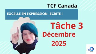 Expression écrite / Tâche 3 / Correction commentée d’un sujet de décembre 2025